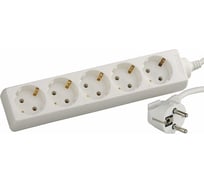 Удлинитель электрический с заземлением (5 евророзеток; 5 м) СВЕТОЗАР SV-55053-5