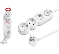 Удлинитель электрический LEIDEN ELECTRIC 5 м 3 розетки 2,2 кВт с заземлением 805043 ЦЗ-0135317952