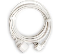 Удлинитель сетевой АТЛАНТ 7м с заземлением с одной розеткой IP21 16А ПВС ГОСТ 3х1,5 белый 80127