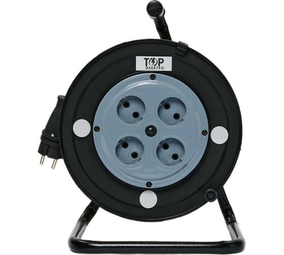 Удлинитель силовой ТОРЭЛЕКТРО серии ВОЛЬТПРОМ КГтп ХЛ 2х1,5 15м на пластиковой катушке, без заземления IP20 ВП545 1