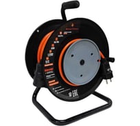 Удлинитель ТОРЭЛЕКТРО серии ВОЛЬТПРОМ ПВС 2х0,75 20м на садовой катушке (б/з) IP20 ВП214