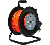 Удлинитель ТОРЭЛЕКТРО серии ВОЛЬТПРОМ ПВС 3х1,5 20м на садовой катушке, с заземлением IP20 ВП238