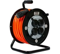 Удлинитель ТОРЭЛЕКТРО серии ВОЛЬТПРОМ ПВС 3х1.5 20м на пластиковой катушке (с/з) IP44 с термовыключателем ВП310