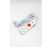 Удлинитель ELBI Myra с заземлением, 3вх, с защитными шторками, 5м, 3x1.5 527-010205-321