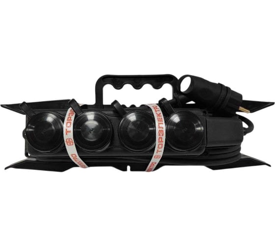 Удлинитель силовой ТОРЭЛЕКТРО КГ 3500 Вт, на рамке, с колодкой 4 гнезда, 25м, IP44, без заземления 2058