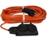 Удлинитель ТОРЭЛЕКТРО ПВС, 2200 Вт, на колодке 2 гнезда, 45м, без заземления, IP44 1407 3
