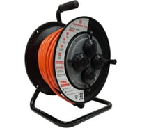 Удлинитель ТОРЭЛЕКТРО ПВС, 4000 Вт, 15м, на катушке, IP44, без заземления 1908