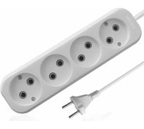 Удлинитель AVG со шнуром 7м, 4 местный, без заземления MGP-147