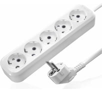 Удлинитель AVG со шнуром 5м, 5 местный, с заземлением MGP-174