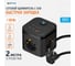 Удлинитель сетевой (куб) с usb type-C, 16А 2 метра, 3 розетки, с выключателем, с заземлением, ФОТОН, черный 26298 2