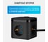 Удлинитель сетевой (куб) с usb type-C, 16А 2 метра, 3 розетки, с выключателем, с заземлением, ФОТОН, черный 26298 6