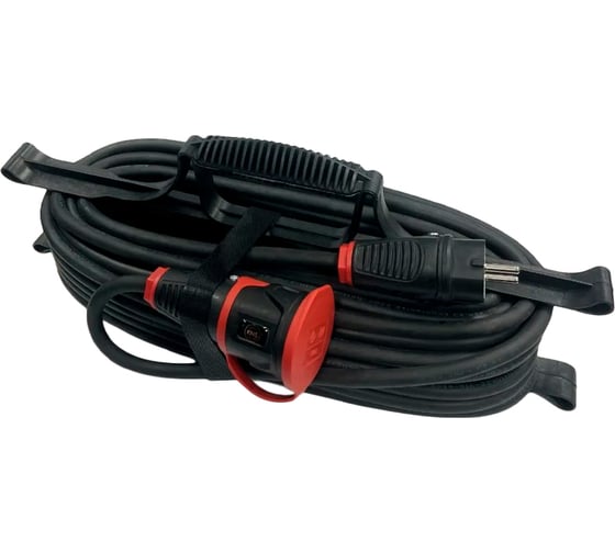 Удлинитель на рамке KNS серии MAX PRO с заземлением КГтп-ХЛ 3х1,5 мм 1 розетка IP54 ГОСТ 15 м KNS-MAX-PRO-R-KG-315-1-54-15