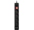 Сетевой фильтр Smartbuy c USB+Type C, 16А, 4 гнезда, c з/ш, с з/к, ПВС, 3 м, черный SBSP-30C-K 1