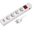 Сетевой фильтр Smartbuy c USB+Type C, 16А, 4 гнезда, c з/ш, с з/к, ПВС, 1.8 м, белый SBSP-18C-W 2