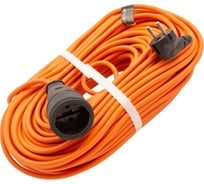 Силовой удлинитель-шнур Сибртех без заземления, ПВС, 50м, 3500 Вт 16А, 1 розетка, тип УХ16 95825