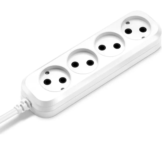 Сетевой удлинитель Buro BU-PSL4.3/W 3м, 4 розетки, белый, пакет ПЭ 475343