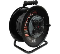 Удлинитель силовой ТОРЭЛЕКТРО серии ВОЛЬТПРОМ КГ 2х1.5, 30м, на металлической катушке, без заземления, IP44, с термовыключателем ВП1126