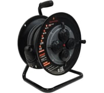 Удлинитель силовой ТОРЭЛЕКТРО серии ВОЛЬТПРОМ КГ 2х2,5 35м, на пластиковой катушке, без заземления, IP44, с термовыключателем ВП1119