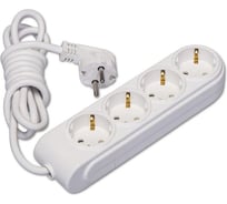 Удлинитель MAKEL 4х15м, с заземлением, 16А, защитные шторки, сечение 3х1.5 N4210094