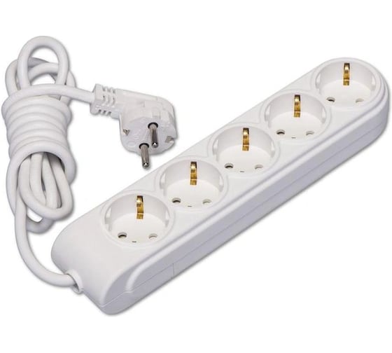 Удлинитель MAKEL 5х5м, с заземлением, 16А, защитные шторки, сечение 3х1.5 N5210064