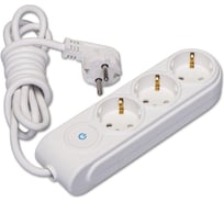 Удлинитель MAKEL 3х10м, с заземлением, 16А, защитные шторки, с выключателем, сечение 3х1.5 N3310084