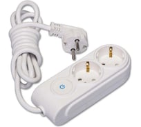 Удлинитель MAKEL 2х2м, с заземлением, 16А, защитные шторки, с выключателем, сечение 3х1.5 N2310034