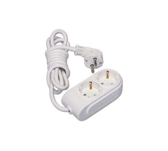 Удлинитель MAKEL 2х2м, с заземлением, 16А, защитные шторки, сечение 3х1.5 N2210034