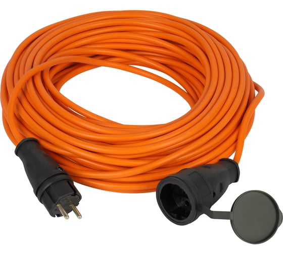 Удлинитель силовой Intro UP1300-2x2, 5-IP44 уличный в бухте без заземлением 1 розетка 30м ПВС 2х2.5мм2 Б0072045