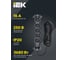 Удлинитель IEK COMFORT У05К 5 мест 5м 3х1,5мм2 16А черный 694689 5