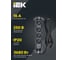 Удлинитель IEK COMFORT У04К 4 места 3м 3х1,5мм2 16А черный 694605 5