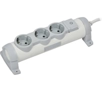 Удлинитель IEK COMFORT У03К 3 места 5м 3х1,5мм2 16А белый 694683