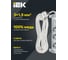 Удлинитель IEK COMFORT У03К 3 места 5м 3х1,5мм2 16А белый 694683 10