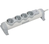 Удлинитель IEK COMFORT У04К 4 места 5м 3х1,5мм2 16А белый 694694