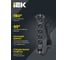 Удлинитель IEK COMFORT У05К 5 мест 1,5м 3х1,5мм2 16А черный 694607 6