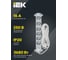 Удлинитель IEK COMFORT У06К 6 мест 5м 3х1,5мм2 16А белый 694695 5