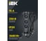 Удлинитель IEK COMFORT У03К 3 места 1,5м 3х1,5мм2 16А черный 694601 5