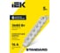 Удлинитель IEK STANDARD У06 6 мест 5м 3х1,5мм2 16А белый 695018 2