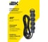 Удлинитель IEK STANDARD У04 4 места 3м 3х1,5мм2 16А черный 695028 4