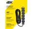 Удлинитель IEK STANDARD У05 5 мест 5м 3х1,5мм2 16А черный 695048 4