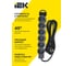 Удлинитель IEK STANDARD У06 6 мест 3м 3х1,5мм2 16А черный 695050 4