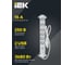 Удлинитель IEK COMFORT У06К 1,5м 3х1,5мм2 16А USB A+C 20Вт белый 694617 7