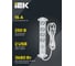 Удлинитель IEK COMFORT У04К 1,5м 3х1,5мм2 16А USB A+C 20Вт белый 694615 7