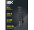 Удлинитель IEK COMFORT У06К 1,5м 3х1,5мм2 16А USB A+C 20Вт черный 694618 7