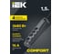 Фильтр сетевой IEK COMFORT СФ-04К 16А 1,5м 3х1,5мм2 черный 694611 6