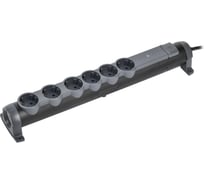 Фильтр сетевой IEK COMFORT СФ-06К 16А 1,5м 3х1,5мм2 черный 694612