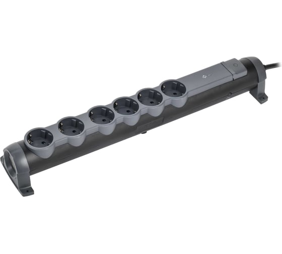 Фильтр сетевой IEK COMFORT СФ-06К 16А 1,5м 3х1,5мм2 черный 694612
