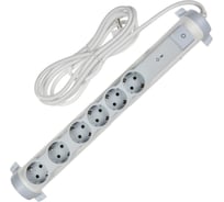 Фильтр сетевой IEK COMFORT СФ-06К 16А 3м 3х1,5мм2 белый 694697