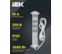 Фильтр сетевой IEK COMFORT СФ-04К 16А 1,5м 3х1,5мм2 белый 694651 8