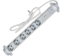 Фильтр сетевой IEK COMFORT СФ-06К 16А 1,5м 3х1,5мм2 белый 694656