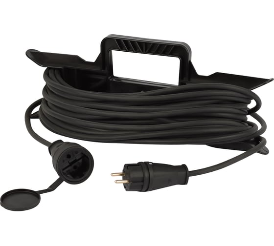 Удлинитель силовой ЭРА GREEN LINE FR-KG-20m-2x2,5-IP44 на рамке 1 гнездо с крышкой 20м КГ 2x2.5мм2 IP44 Б0072561